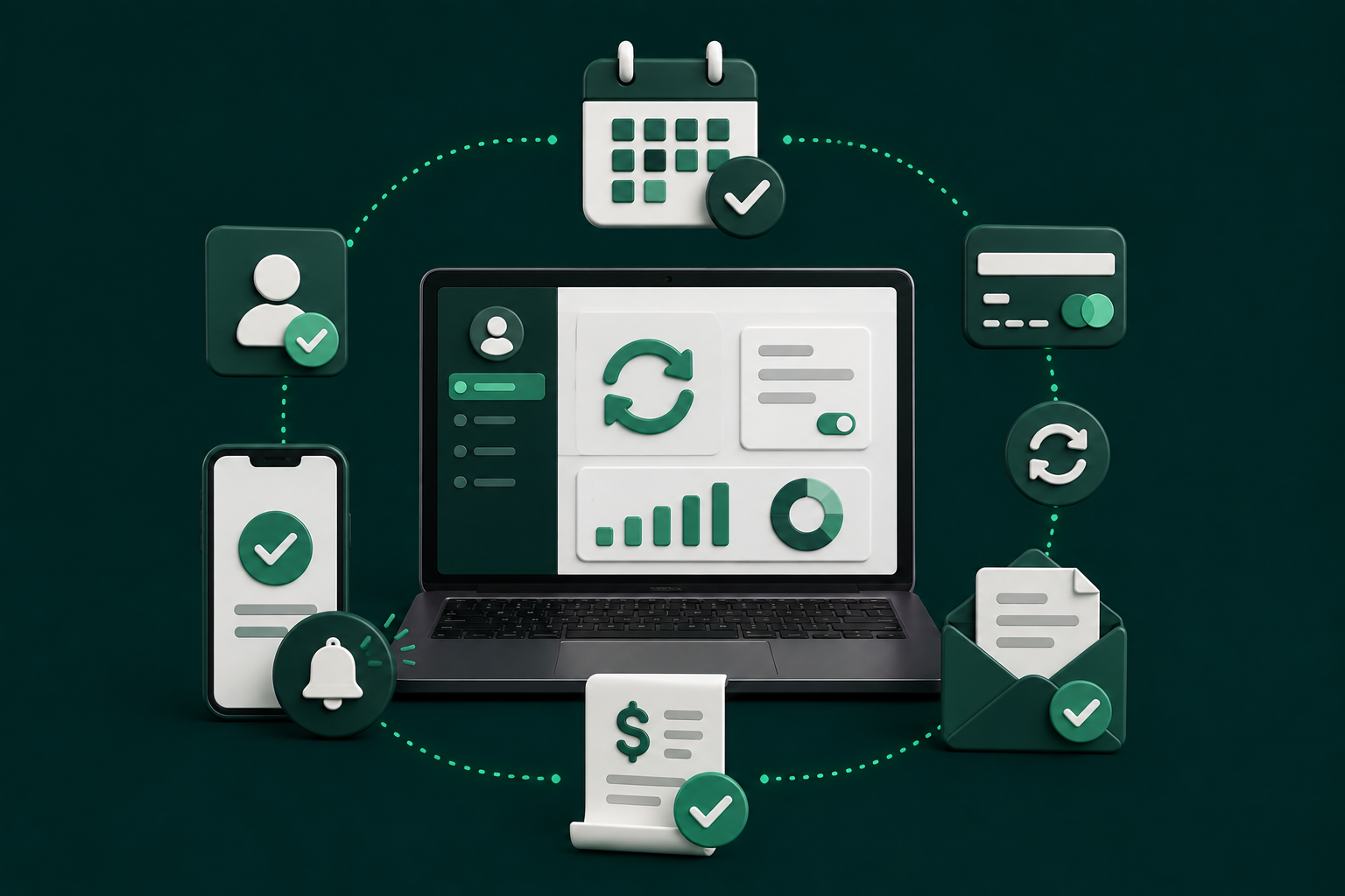 Image du panel de Gestion des abonnements TrinkPay
